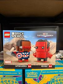 LEGO Brickheadz 40668 - Captain America & Red Hulk