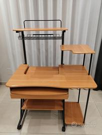 Scrivania Porta PC-Stampante e Scanner