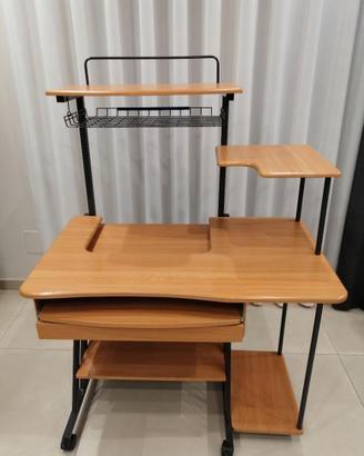 Scrivania Porta PC-Stampante e Scanner