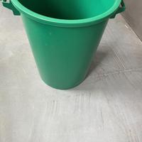 Bidone plastica verde