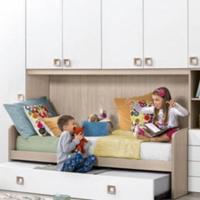 Letto doppio estraibile