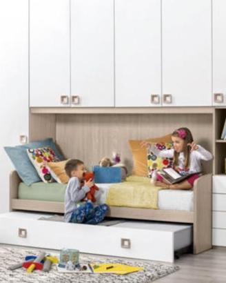 Letto doppio estraibile