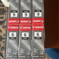 6 cartucce originali Canon 4705A002 BCI-6BK