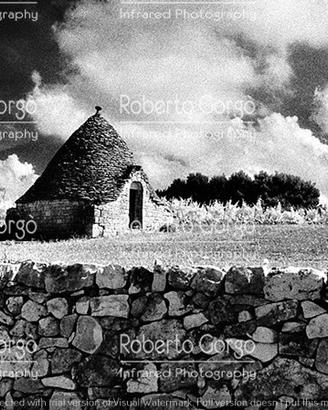 Fotografia Puglia Val d' Itria Infrarosso 40X60
