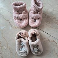 Pantofole scarpine neonata/o 0-6 mesi