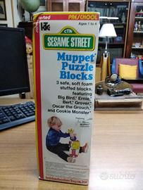 gioco giocattolo vintage Muppets Puzzle Blocks 