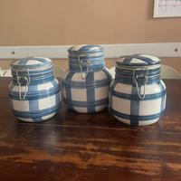 Set 3 barattoli ceramica