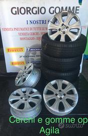 Cerchi e gomme opel ataco 4 e 5 buloni