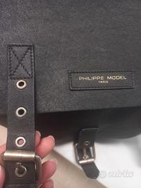 zaino pelle Philippe Model pelle nero