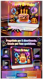 Lavagna luminosa da disegnare.