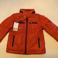 Giacca pelle bimba DOLCE&GABBANA D&G Junior 24-36m