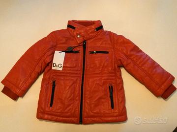 Giacca pelle bimba DOLCE&GABBANA D&G Junior 24-36m