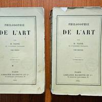 Philosophie De L'Art - Taine - Hachette 1904 2 Vol