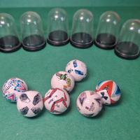 Subbuteo palloni decals e contenitori 
