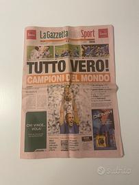 La gazzetta dello sport CAMPIONI DEL MONDO