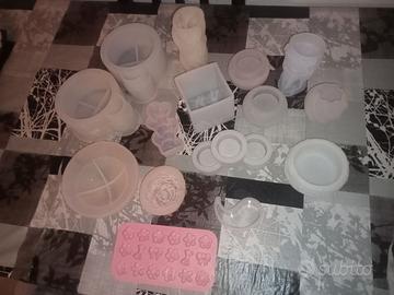 Stampi per creazioni in gesso o resina e candele
