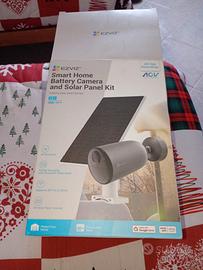 Ezviz Telecamera a Pannello Solare +Scatolo