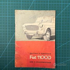 FIAT 1100 D Libretto Uso e Manutenzione 1963 4ª Ed
