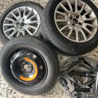 Ruote di scorta più kit ruotino Fiat Lancia alfa