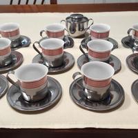 Set 12 tazzine da caffè + zuccheriera Rivadossi