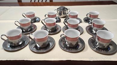 Set 12 tazzine da caffè + zuccheriera Rivadossi