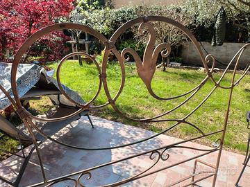 testata letto in ferro battuto 