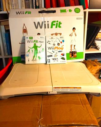Wii Balance con scatola e giochi 