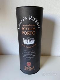 Scatola originale Grappa Sibona Riserva