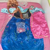 VESTITO DI CARNEVALE DI ANNA DI FROZEN