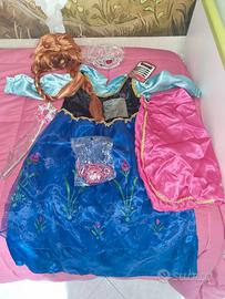 VESTITO DI CARNEVALE DI ANNA DI FROZEN
