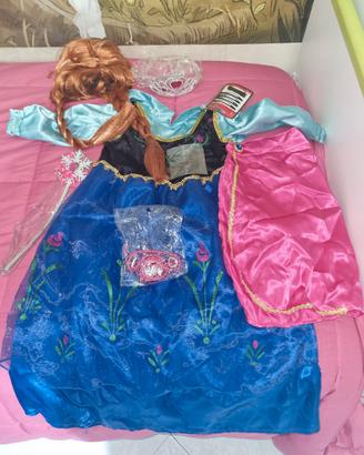 VESTITO DI CARNEVALE DI ANNA DI FROZEN
