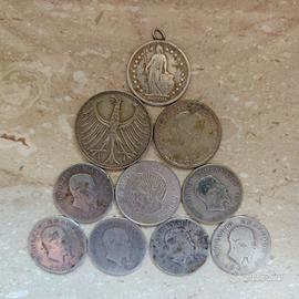 Lotto monete Europa ARGENTO