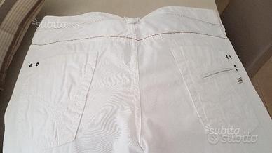 Pantaloni gas da uomo bianchi