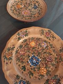 Piatti ceramica originale "Gubbio"
