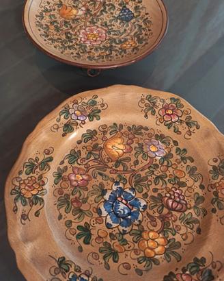 Piatti ceramica originale "Gubbio"