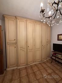 Armadio veneziano panna 6 ante