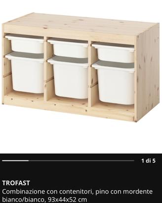 Mobile TROFAST IKEA con contenitori