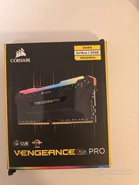 32GB(2x16) RAM DDR4 Corsair Vengeance RGB Pro 3600