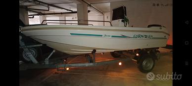 BARCA SAVER OPEN 4,50 + MOTORE + CARRELLO € 4.800