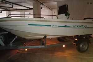 BARCA SAVER OPEN 4,50 + MOTORE + CARRELLO € 4.800
