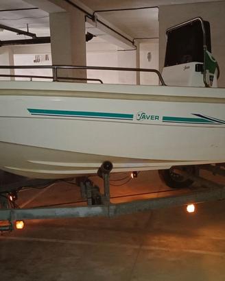 BARCA SAVER OPEN 4,50 + MOTORE + CARRELLO € 4.800