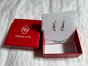 Set collana e bracciale argento