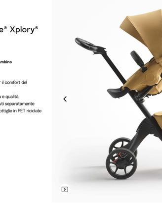 Passeggino Stokke Xplory X - trio