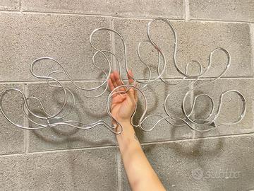 Porta bottiglie acciaio design