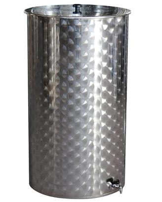 CONTENITORE INOX PER USO ENOLOGICO