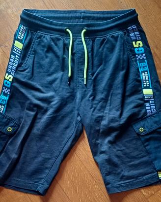Bermuda in felpa neri Original Marines