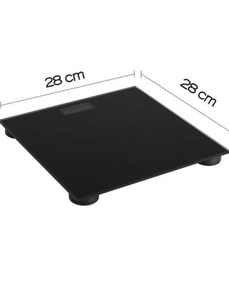 BILANCIA PESAPERSONE GEDY CRYSTAL | BIANCO / NERO