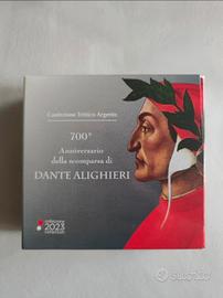 Confezione per il trittico monete in argento Dante
