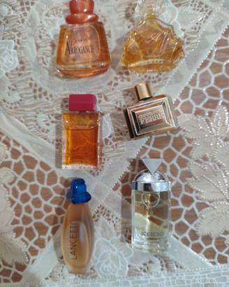 profumi miniature da collezione 