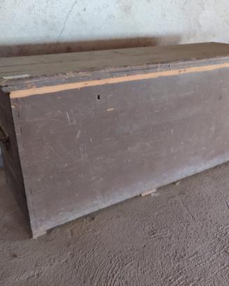 Baule cassapanca in legno